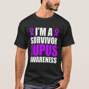 Camiseta Soy un superviviente Lupus Awareness Lupus Warrior