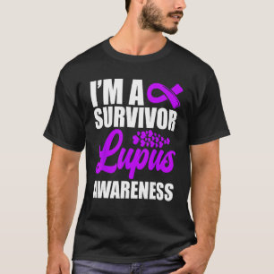 Camiseta Soy un superviviente Lupus Awareness Lupus Warrior