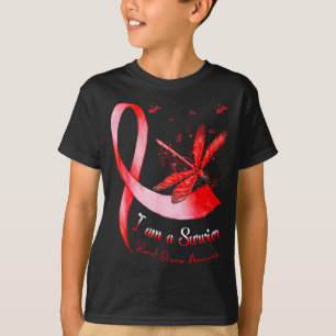 Camiseta Soy un superviviente Mes de concienciación sobre e