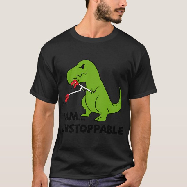 Camiseta Soy un T-rex imparable (Anverso)