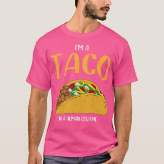Camiseta SOY UN Taco En Un Disfraz De Halloween Humano Fáci