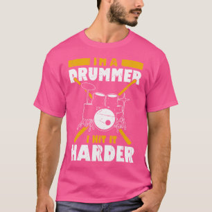 Camiseta Soy Un Tambor Lo Golpeé Más Gracioso Drummer Se