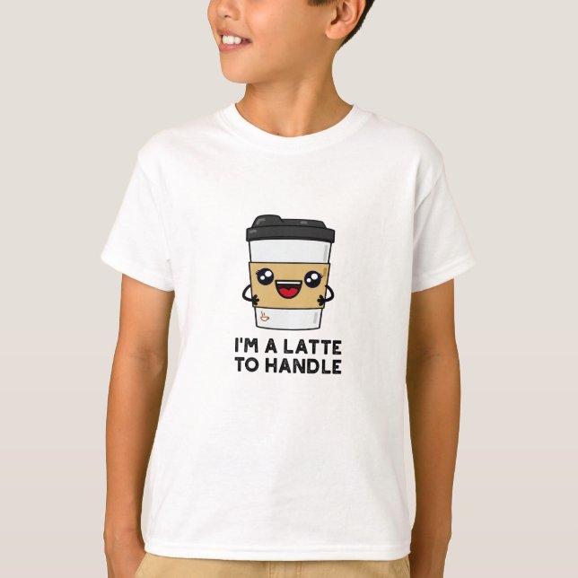 Camiseta Soy un tardío en manejar un café con leche (Anverso)