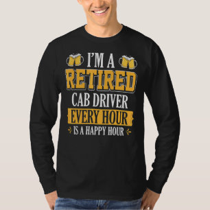 Camiseta Soy un taxista retirado cada hora