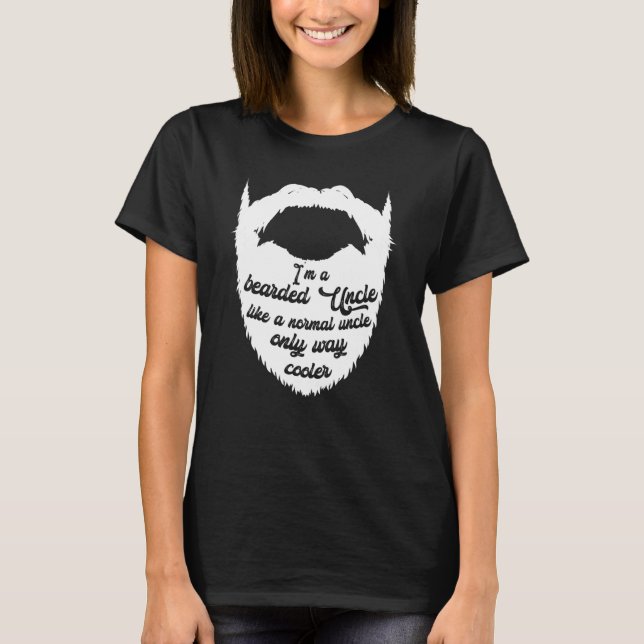 Camiseta Soy un tío con barba como un tío normal (Anverso)