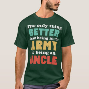 Camiseta Soy un tío y en el ejército Tío divertido de Niec