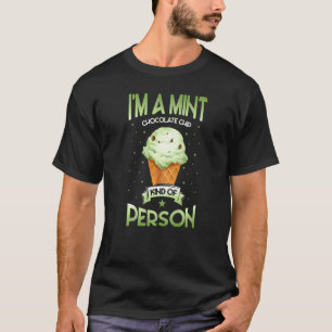 Camiseta Soy un tipo de chocolate de menta para dulces cong