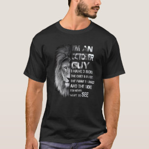 Camiseta Soy Un Tipo De Octubre Tengo 3 Lados El Silencioso