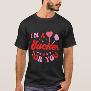 Camiseta Soy un tonto por ti Corazón de caramelo Amor Feliz