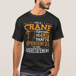 Camiseta Soy un trabajador de la construcción de un operado