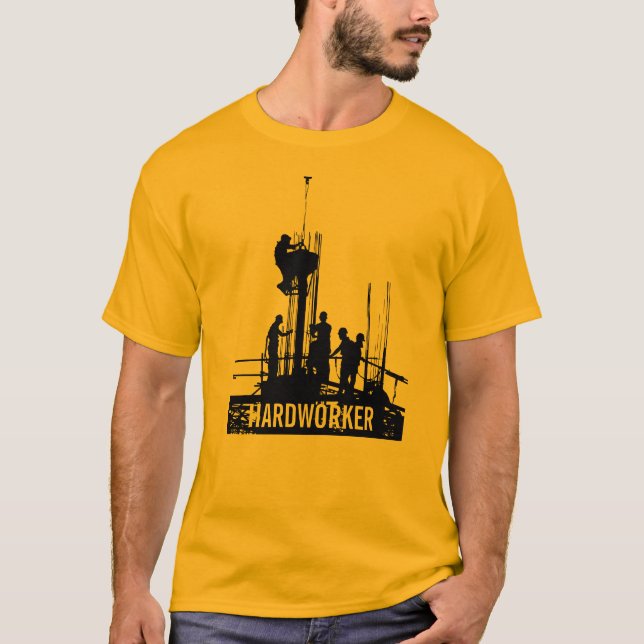 Camiseta Soy un trabajador duro (Anverso)