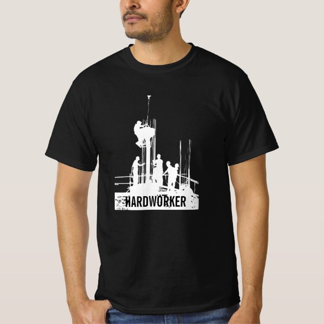 Camiseta Soy un trabajador duro (Anverso)