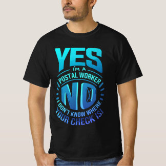Camiseta Soy un trabajador postal de envío de correo de Mai