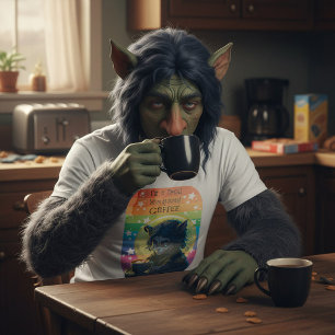 Camiseta Soy un troll antes de mi café de la mañana