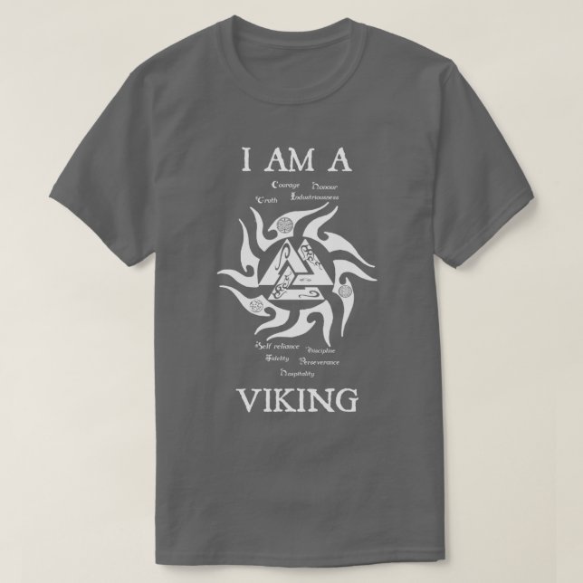 Camiseta Soy un vaquero vikinés 2 (Diseño del anverso)