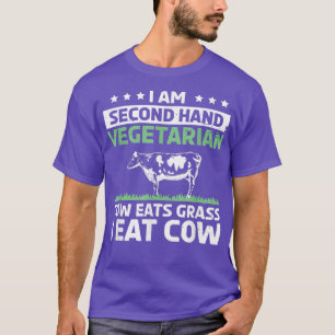 Camiseta Soy Un Vegetariano De Segunda Mano Comí Grasa C