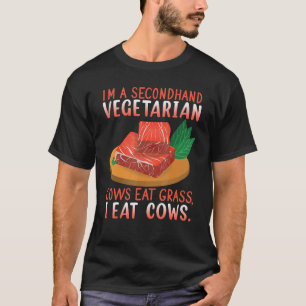 Camiseta Soy un vegetariano vegano de segunda mano