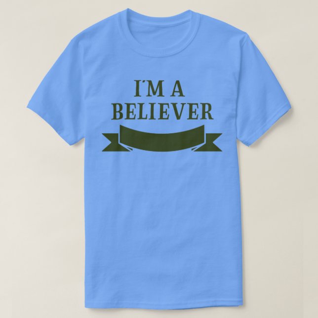 Camiseta Soy un verde creyente (Diseño del anverso)