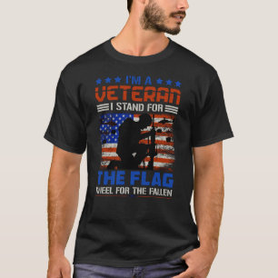 Camiseta Soy Un Veterano Depósito De La Bandera - Regalo De