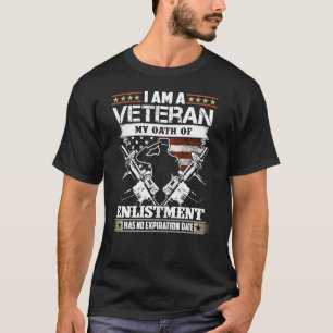 Camiseta soy un veterano en mi juramento de alistemente