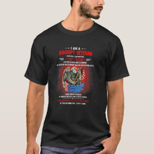 Camiseta Soy Un Veterano Gruñón Que He Servido Y Sacrificé 