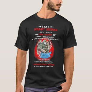 Camiseta Soy un veterano malhumorado al que serví..........