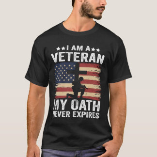 Camiseta Soy un veterano mi juramento nunca caduca regalo d