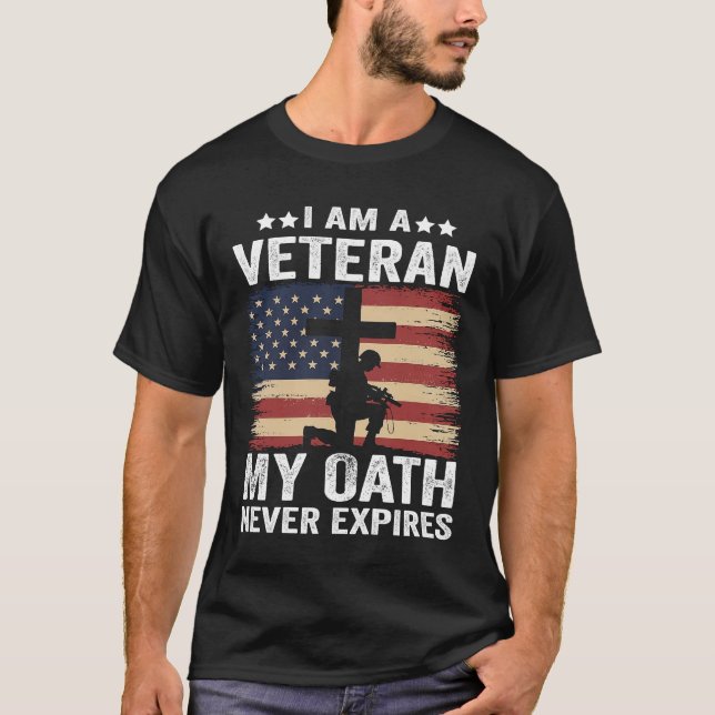 Camiseta Soy un veterano mi juramento nunca caduca regalo d (Anverso)