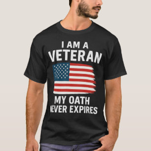 Camiseta 'Soy un veterano, mi juramento nunca expi