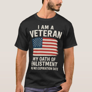 Camiseta 'Soy un veterano, mi juramento nunca expi