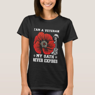 Camiseta Soy un veterano mi juramento nunca expira patrióti