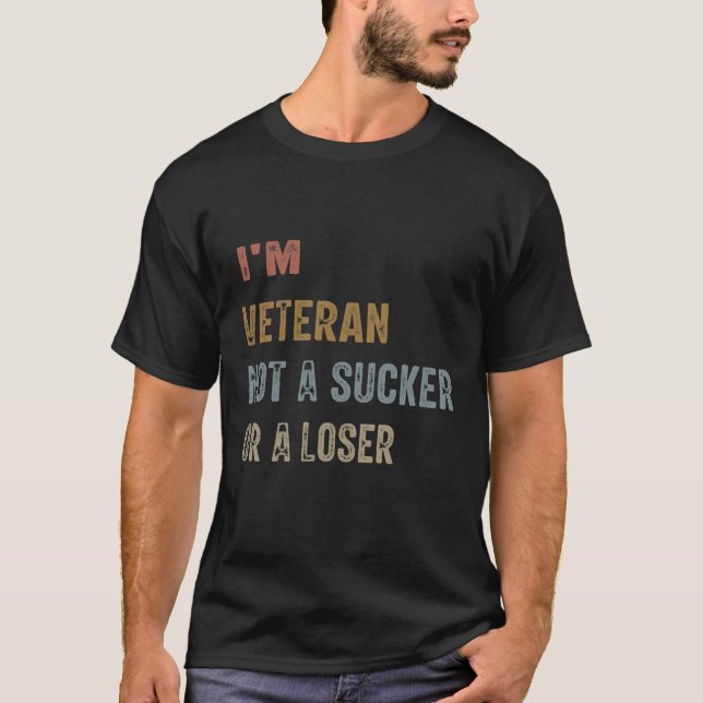 Camiseta "Soy un veterano, no un fracasado (Anverso)