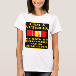 Camiseta Soy un veterano que mi juramento del alistamiento
