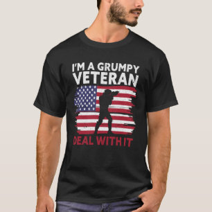 Camiseta Soy un veterano y gruñón...