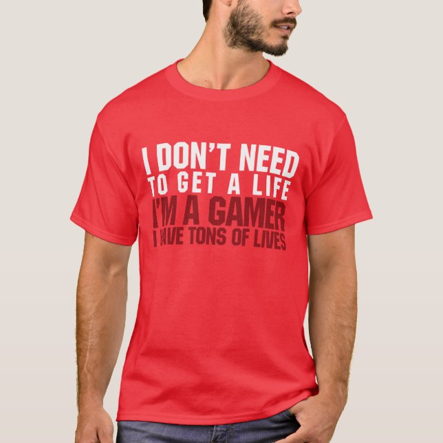 Camiseta Soy un videojugador (Anverso)