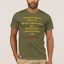 CAMISETA SOY UN VIEJO VET DE COMBATE VIETNAM