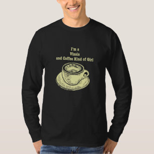 Camiseta Soy Un Vizsla Y Un Café Como Un Punto Húngaro Chic