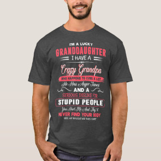 Camiseta Soy Una Abuela Afortunada Y Tengo Un Abuelo Loco