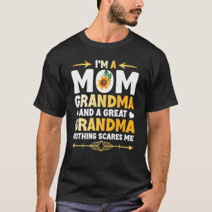 Camiseta Soy una abuela de mamá y no me asustan las madres
