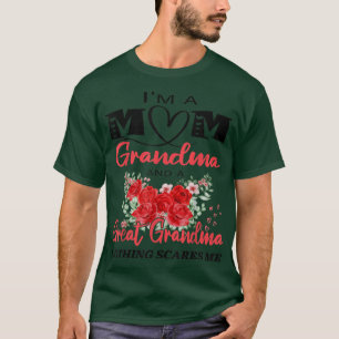 Camiseta Soy una abuela de mamá y una gran abuela.