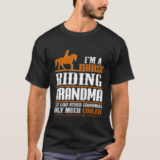 Camiseta Soy una abuela del montar a caballo