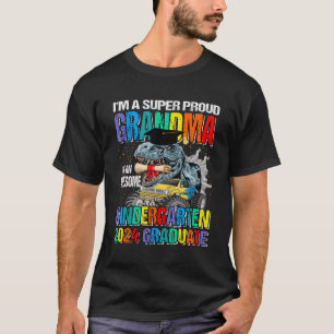 Camiseta Soy Una Abuela Muy Orgullosa De Un Ilustrante Niño