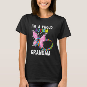 Camiseta Soy Una Abuela Orgullosa De Autismo De Un Guerrero