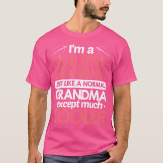 CAMISETA SOY UNA ABUELA QUE HACE COLCHAS AL IGUAL QUE UNA A