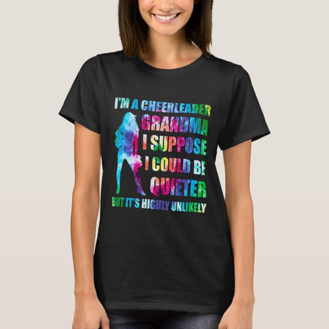 Camiseta Soy una abuelita animadora. (Anverso)