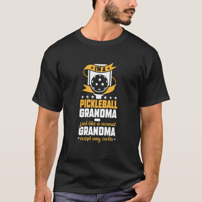 Camiseta Soy una abuelita de bolas como una abuela normal (Anverso)