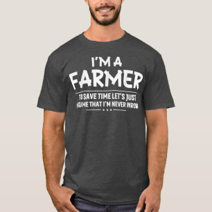 Camiseta Soy una agricultora divertida agricultora de Guay