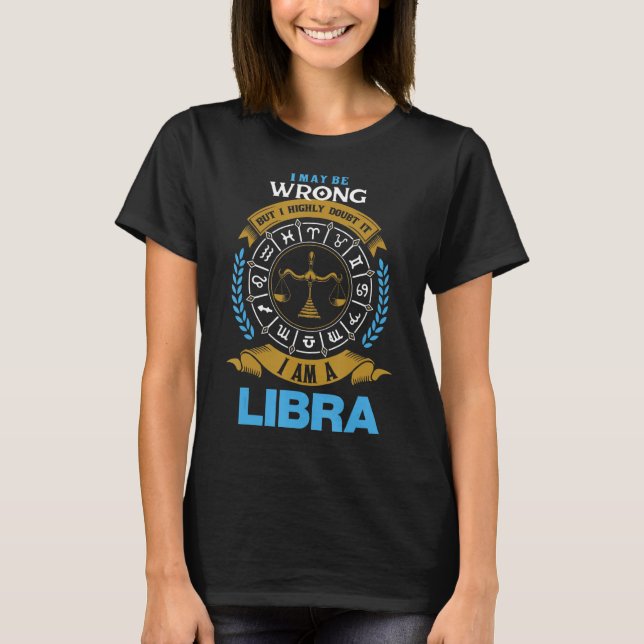 Camiseta Soy Una Astrología Libra Zodiac Septiembre Bi (Anverso)