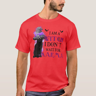 Camiseta Soy una bruja, no espero al gato de Halloween de K