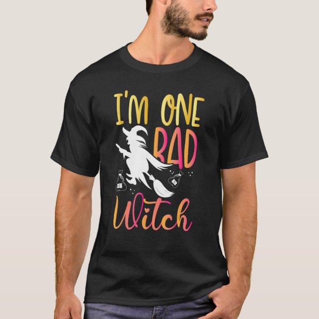 Camiseta Soy una bruja radical fiesta de Halloween (Anverso)